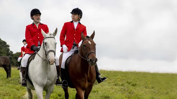 James Lance and James Faulkner in Hounded