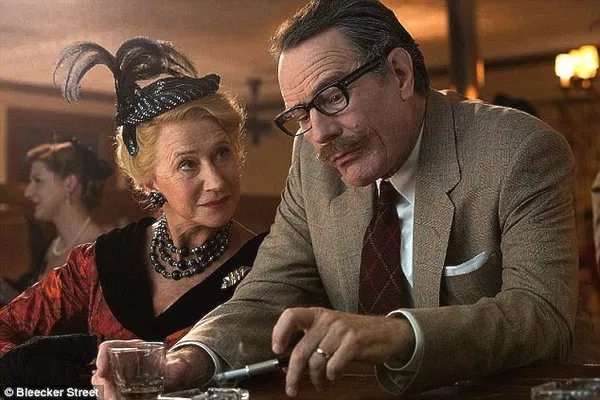 Helen Mirren and Bryan Cranston in Trumbo