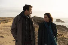 Elise (Marion Barbeau) with choreographer Hofesh (Hofesh Shechter)