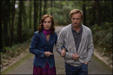 Isabelle Huppert with Jérémie Renier who plays her son in Frankie