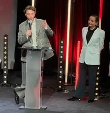 Benjamin Voisin was named Best Actor for his role in The Stranger (Photo Richard Mowe)