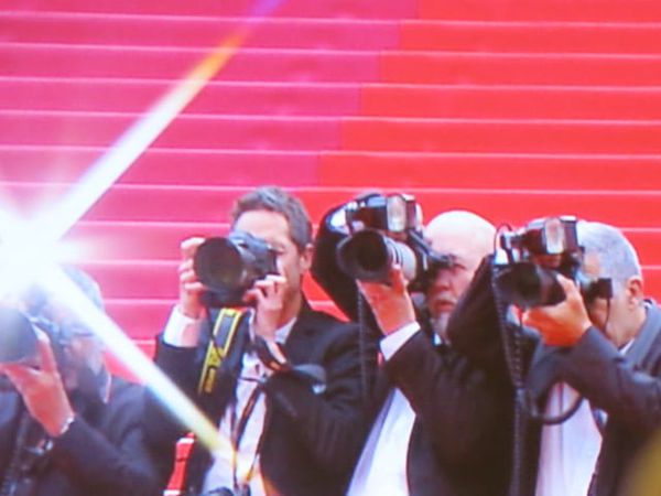 Picture perfect … the Cannes Film Festival red carpet snappers at work during last year’s festival