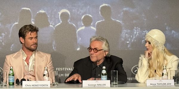 Chris Hemsworth, George Miller, Anya Taylor-Joy in Cannes