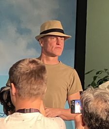 Woody Harrelson at today’s Cannes media scrum: 'My character is a Marxist, but I’m an anarchist'