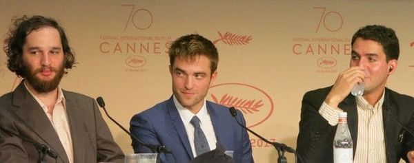 Joshua Safdie, Robert Pattinson and Ben Safdie in Cannes