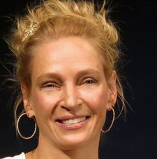 Uma Thurman - another Crystal Globe honoree at the opening of the Karlovy Vary International Film Festival.