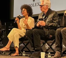 Indya Moore with Jim Jarmusch: “I got to do my best work on Jim’s film.”