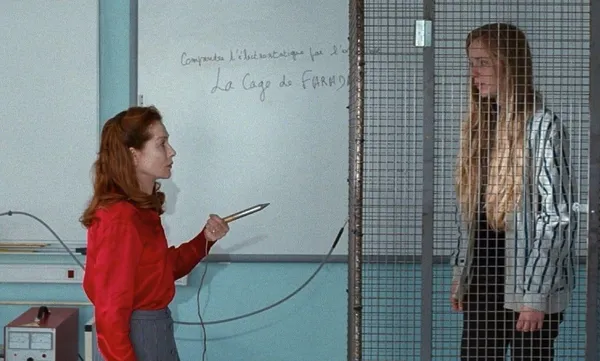 Isabelle Huppert and Roxane Amal in Mrs Hyde