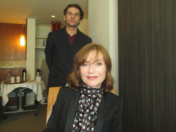 Serge Bozon with Isabelle Huppert, his Mrs. Hyde