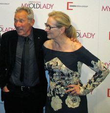 Israel Horovitz with co-host Meryl Streep: "It's probably rare for you to be talked to by a first time feature director who begins by saying, let me tell you about my grandchildren."