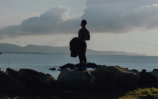 Cosmo Jarvis as Hamish in It Is In Us All. Antonia Campbell-Hughes: 'I didn't realise, but I would say that the tableau, the still scenario is what I find so evocative in what I write'