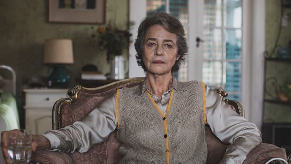 Charlotte Rampling as Ruth in Juniper. Matthew J Saville: 'The inciting incident happened in my family's life, and that sits with this woman who broke her leg and came, but then the rest of it is kind of all made up, based on being truthful to the story I wanted to tell'