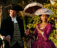 James Norton as Oliver Ashford with Belle (Gugu Mbatha-Raw) in Amma Asante’s Belle