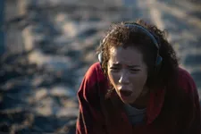 Screaming at the sound of violence