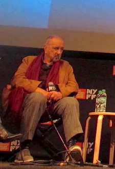 Jean-Claude Carrière at the New York Film Festival press conference for Julian Schnabel’s At Eternity’s Gate in 2018
