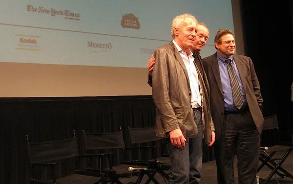 Jean-Pierre Dardenne and Luc Dardenne with Richard Peña