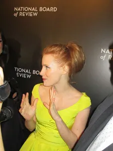 Jessica Chastain presented Octavia Spencer with the Best Supporting Actress for Fruitvale Station.