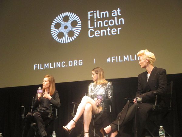 Joanna Hogg, Honor Swinton Byrne and Tilda Swinton at the sneak preview screening of The Souvenir, hosted by Film at Lincoln Center