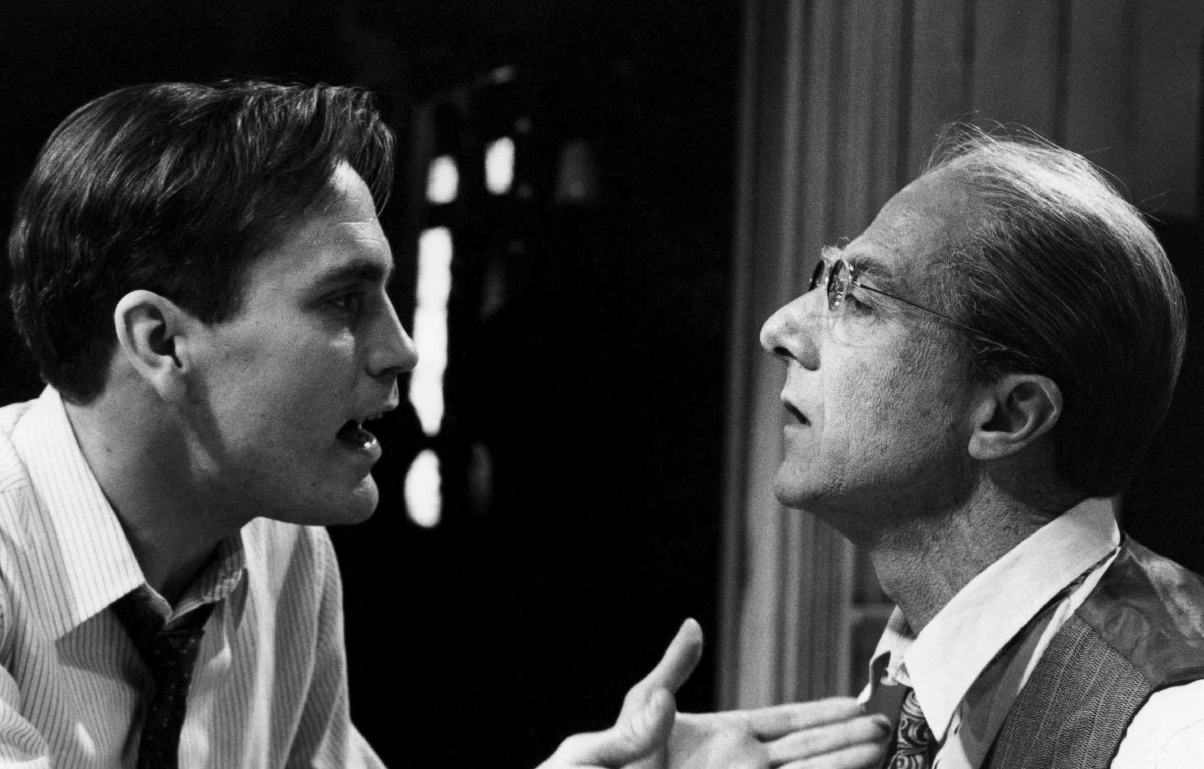 Eye For Film John Malkovich and Dustin Hoffman in Death Of A Salesman