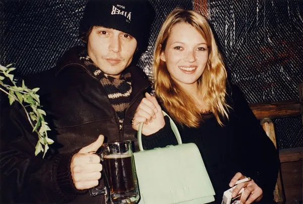 Johnny Depp and Kate Moss