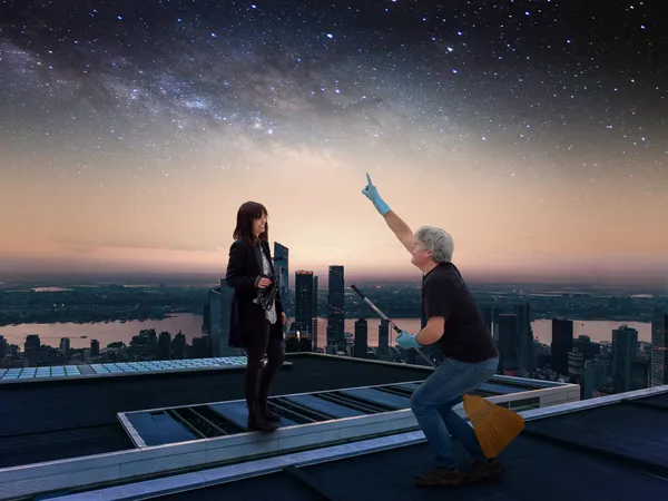 Elisabeth Rasmussen and Jon Larsen. Rasmussen: 'I knew that I wanted to make a film about him and I called him, and here we are'