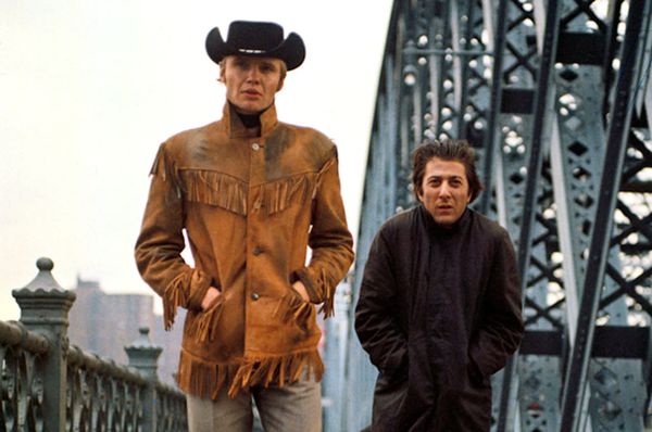 Joe Buck (Jon Voight) with Ratso Rizzo (Dustin Hoffman) in John Schlesinger’s Midnight Cowboy