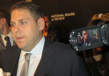 The Wolf Of Wall Street star Jonah Hill: "I'm thrilled to be here."
