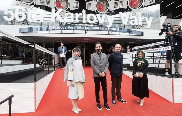 Summer of Hope team: (from left) director Sadaf Foroughi, Saman Majd (film crew), Kiarash Anvari (producer) and actress Leili Rashidi