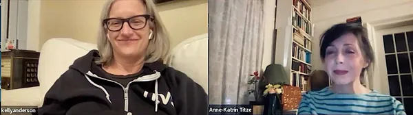 Rabble Rousers: Frances Goldin and the Fight for Cooper Square co-director Kelly Anderson with Anne-Katrin Titze on Thom Powers and Hunter College: “It’s really nice that DOC NYC makes the space for students of MFA programmes.”