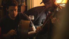 Kieran O’Connell performs with Adam Shapiro at Fitzpatrick’s Bar in Doolin, County Clare
