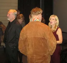 Kim Campbell and James Keach following the post screening discussion of Glen Campbell: I'll Be Me