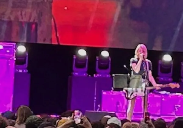 Gudrun Gut to Ed Bahlman on opening for Kim Gordon (seen here performing at SummerStage in Central Park) at the Kreuzberg Festival in Berlin tonight: “I am totally excited about this. I thought this might not work out, but then…! You did magic! ”