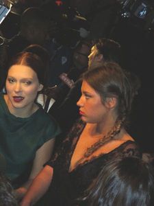 Léa Seydoux with Breakthrough Performance winner Adèle Exarchopoulos for Blue Is The Warmest Colour.