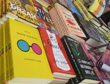 Catherine Cusset's Life Of David Hockney at the Strand Bookstore: "Sometimes in my novel, it's not that I invent, but sometimes I fill the blanks."