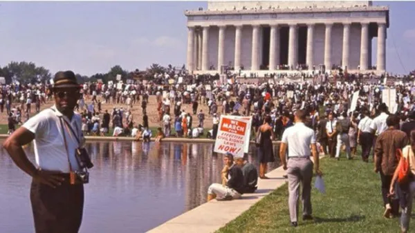 The Lincoln Memorial 1963 March on Washington