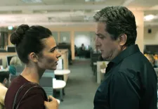 Michal Aviad on Orna (Liron Ben-Shlush) with Benny (Menashe Noy): "Women are required to be attractive in the selling business. And attractive is another word for sexy and tempting."