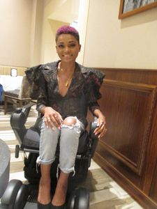 Lolo Spencer: "I shared my experiences just being a person with a disability, navigating the world and being an adult and having a career and all of those things."