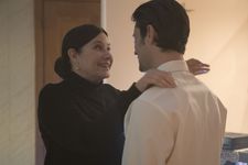 Gio (Shiloh Fernandez) with his mother (Lorraine Bracco): “When they have a little dance in the film, that was Lorraine.”