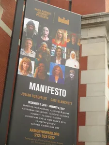 Julian Rosefeldt’s Manifesto at the Park Avenue Armory
