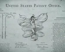 Marie Louise (aka Loïe) Fuller's US Patent April 17, 1894