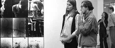 Mariel Hemingway with Woody Allen at an art gallery in Manhattan