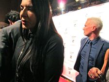 Marina Abramović with Klaus Biesenbach at the Gotham Awards for Marina Abramovic: The Artist Is Present