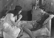 Mary Brian as Wendy with Betty Bronson as Peter Pan in Herbert Brenon’s Peter Pan