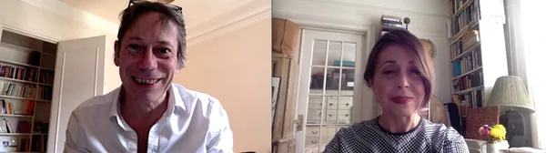 Mathieu Amalric with Anne-Katrin Titze on a link between Robert Musil’s The Man Without Qualities, Jerry Lewis, Buster Keaton, Charlie Chaplin, and Peter Sellers: “Somebody that is there, that didn’t ask anything and that puts the world in disorder.”