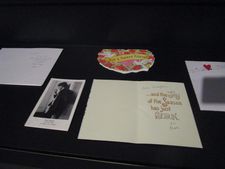 Moe (Maureen Tucker) greeting cards to Honey Bun (Lou Reed)
