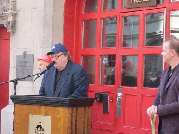 Michael Moore and Morgan Spurlock