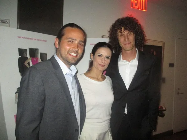 Michael Ross, Livia Firth and Andrew Morgan