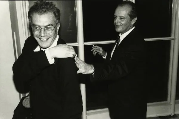 Michael White with Jack Nicholson