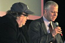 David Schwartz to Michael Moore: "And Kubrick? You said Clockwork Orange was a favorite."