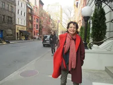 Michal Aviad on the difference between Agnès Varda and Jean-Luc Godard: "You see what a lively, alive person she is. And what kind of an old grump - sorry to say - he is."